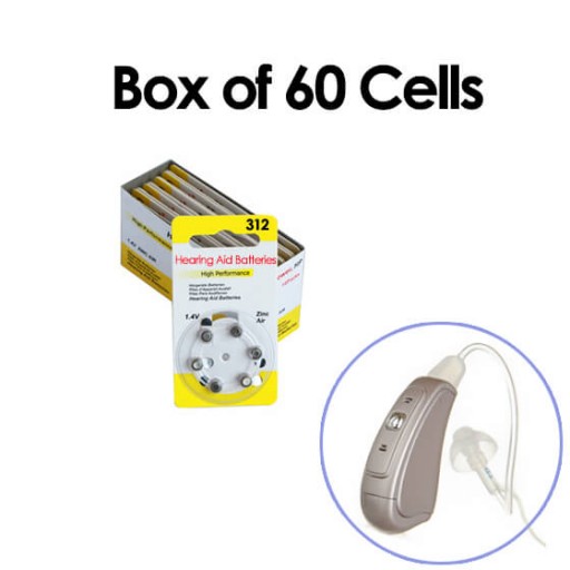 Hearing Aid Batteries for CRYSTAL® Hearing Aid
