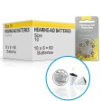Hearing Aid Batteries for AIR® Hearing Aid - Size 10 (60 pcs)
