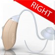 EarCentric  mini BTE Hearing Aid with noise cancellation listening devices - Right Ear - Beige
