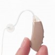Hearing Aid Amplifiers Audiologist Tested for Mild to Moderately Severe Hearing Loss - Beige - Right Ear - BTE