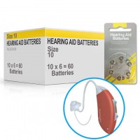 Hearing Aid Batteries for HARMONY® Hearing Aid - Size 10 (60 pcs)