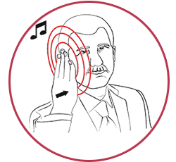 CIC hearing aid with magnetic sensor completely-in-canal hearing aid with magnetic sensing swtich control