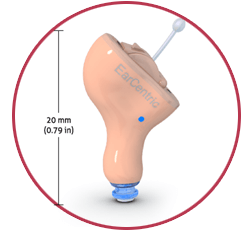 tiny completely-in-canal hearing aid tiny completely-in-canal hearing aid