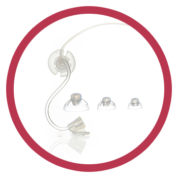 Mini BTE Open-fit ear tube and domes