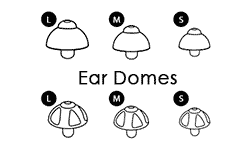 choose the right size ear domes for your hearing devices