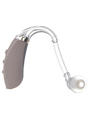 Lightweight hearing aid with traditional thick tube and close-tip dome